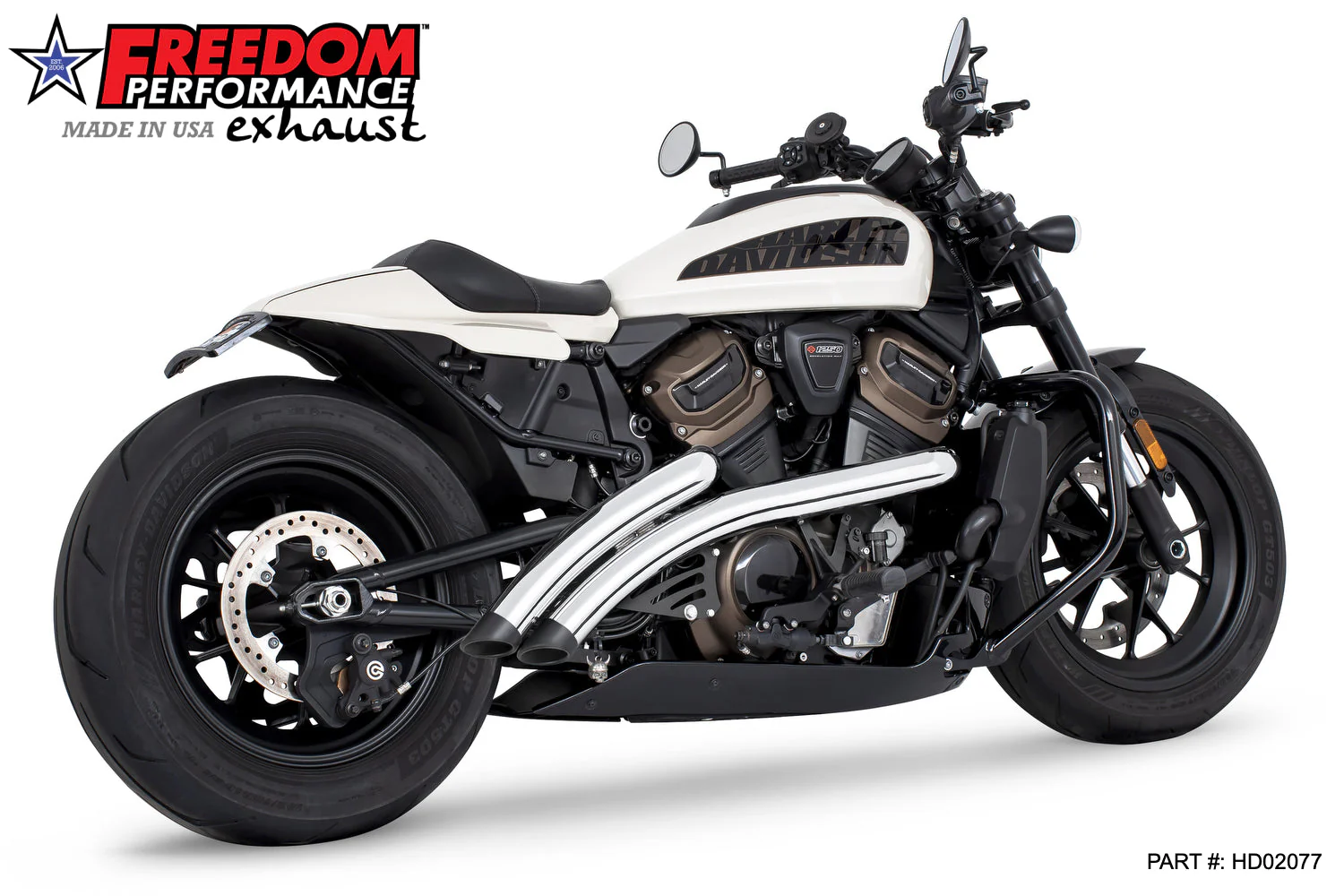 FREEDOM EXHAUST - SPORTSTER S NEW 2023 RADICAL RADIUS BUNDLE Fits '21 to Present - Image 8