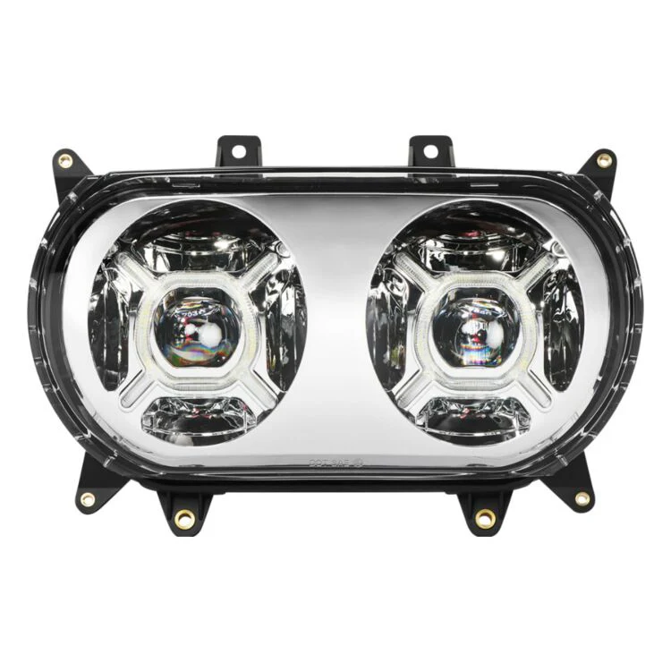 CUSTOM DYNAMICS ProGlow Double-X Led Headlights For RoadGlide 2015-2024 - Image 7