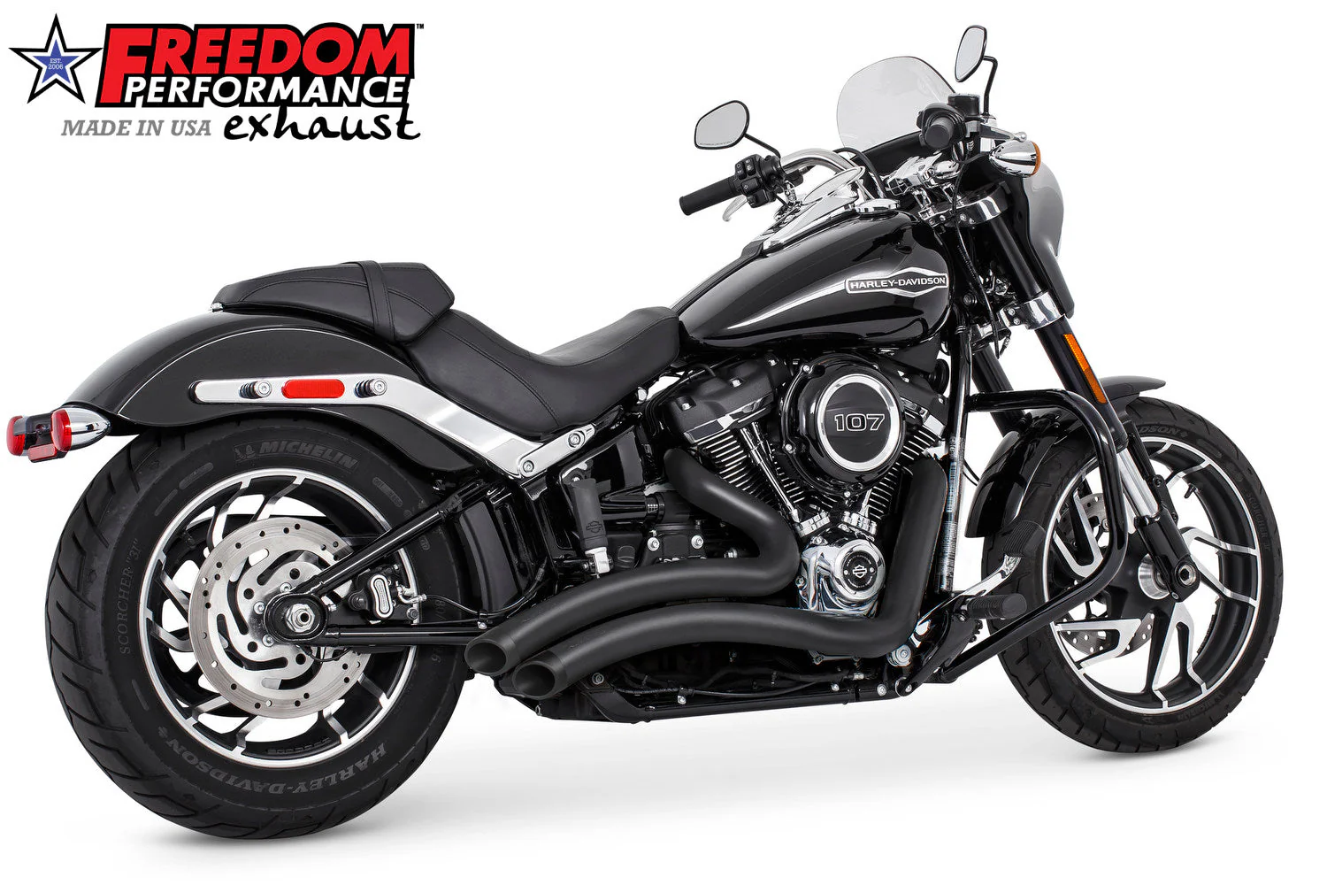 FREEDOM EXHAUST - SOFTAIL SHARP CURVE RADIUS 2018 to PRESENT M8 BUNDLE - Image 21