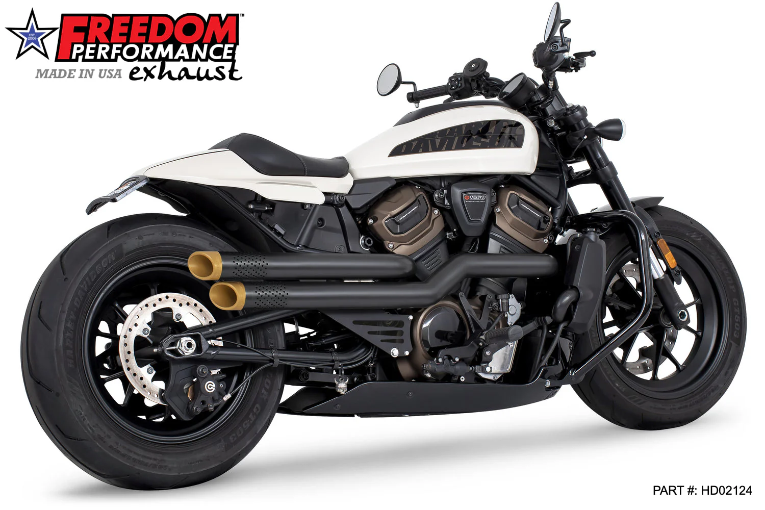 FREEDOM EXHAUST - SPORTSTER S "NEW 2023" INDEPENDENCE "PERFORATED" HIGH Fits 2021 to Present - Image 14