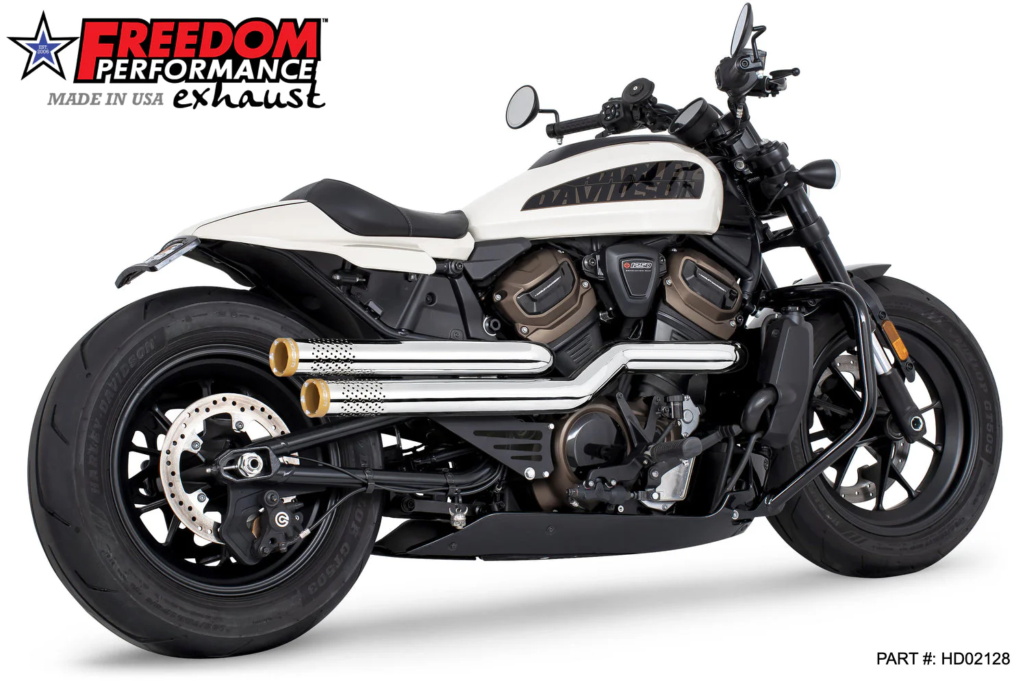 FREEDOM EXHAUST - SPORTSTER S "NEW 2023" INDEPENDENCE "PERFORATED" HIGH Fits 2021 to Present - Image 18