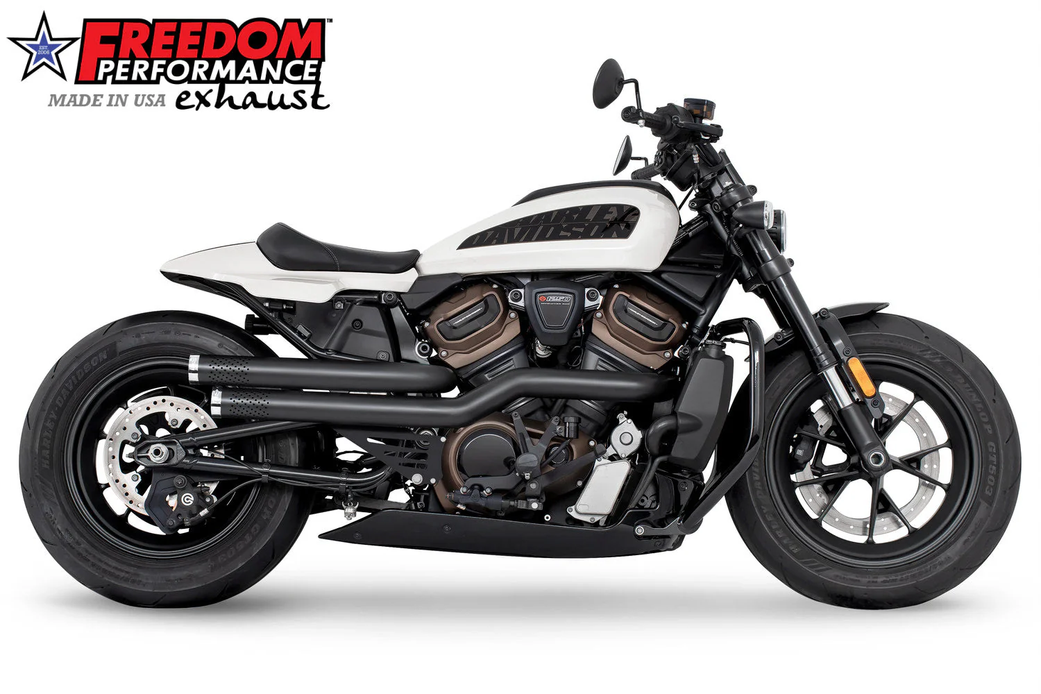 FREEDOM EXHAUST - SPORTSTER S "NEW 2023" INDEPENDENCE "PERFORATED" HIGH Fits 2021 to Present - Image 35