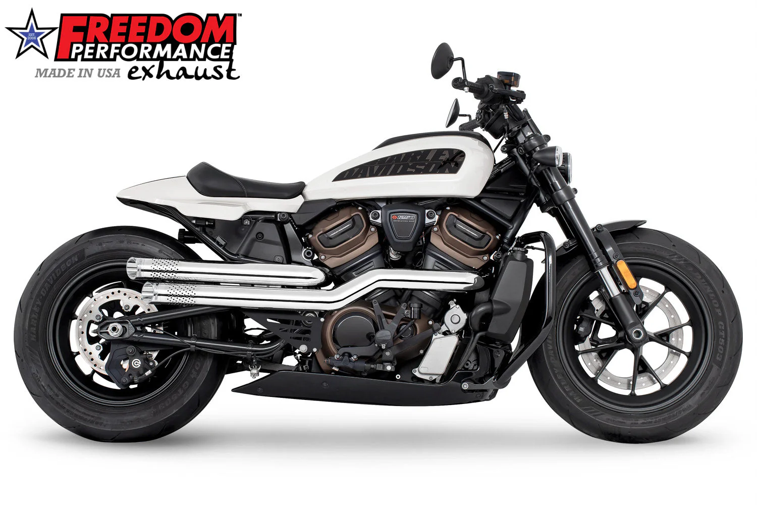 FREEDOM EXHAUST - SPORTSTER S "NEW 2023" INDEPENDENCE "PERFORATED" HIGH Fits 2021 to Present - Image 40
