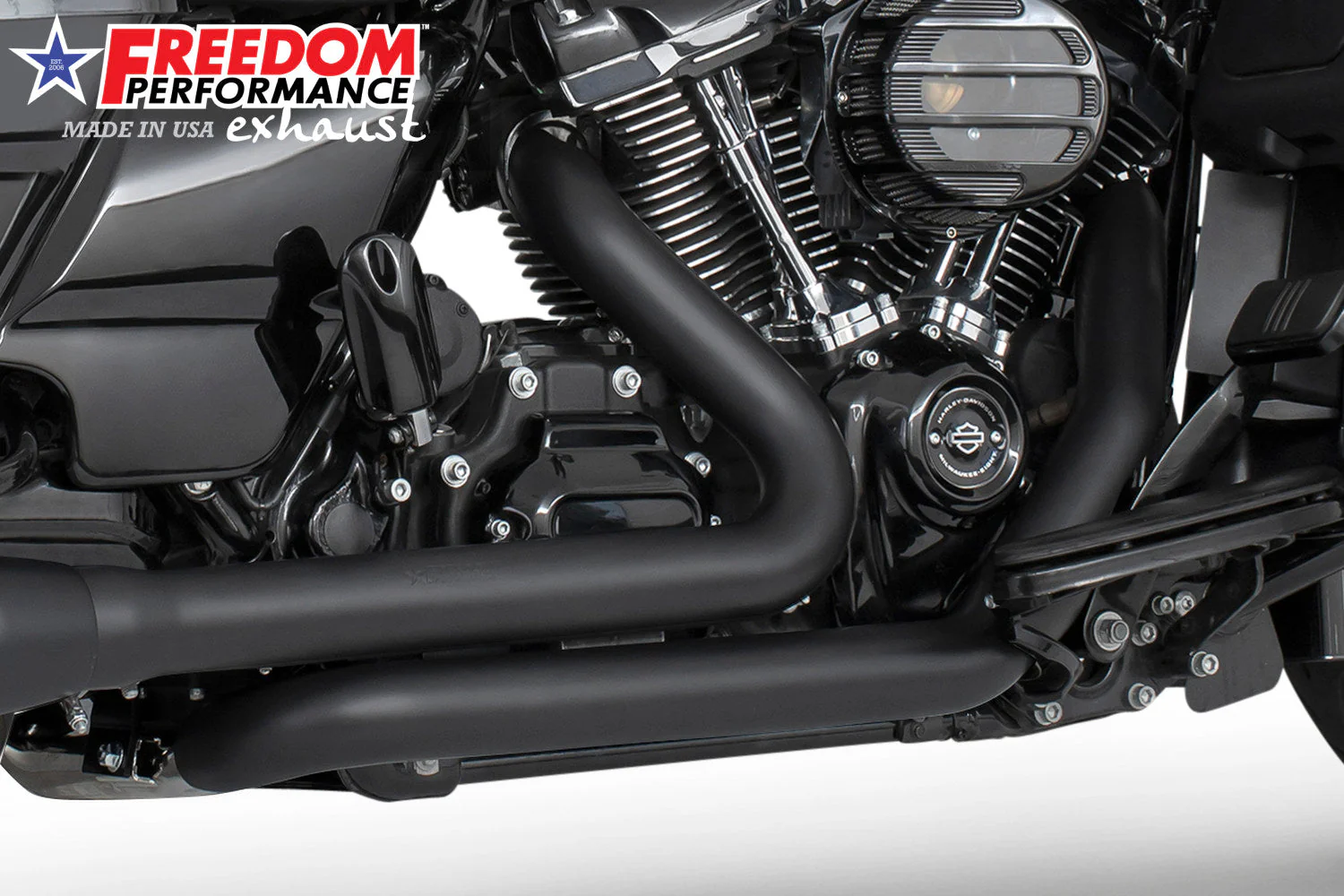 FREEDOM EXHAUST - TRIKE/FREEWHEELER RIGHT SIDE TUCK & UNDER & CLASSIC TRUE-DUAL HEADERS - Image 14