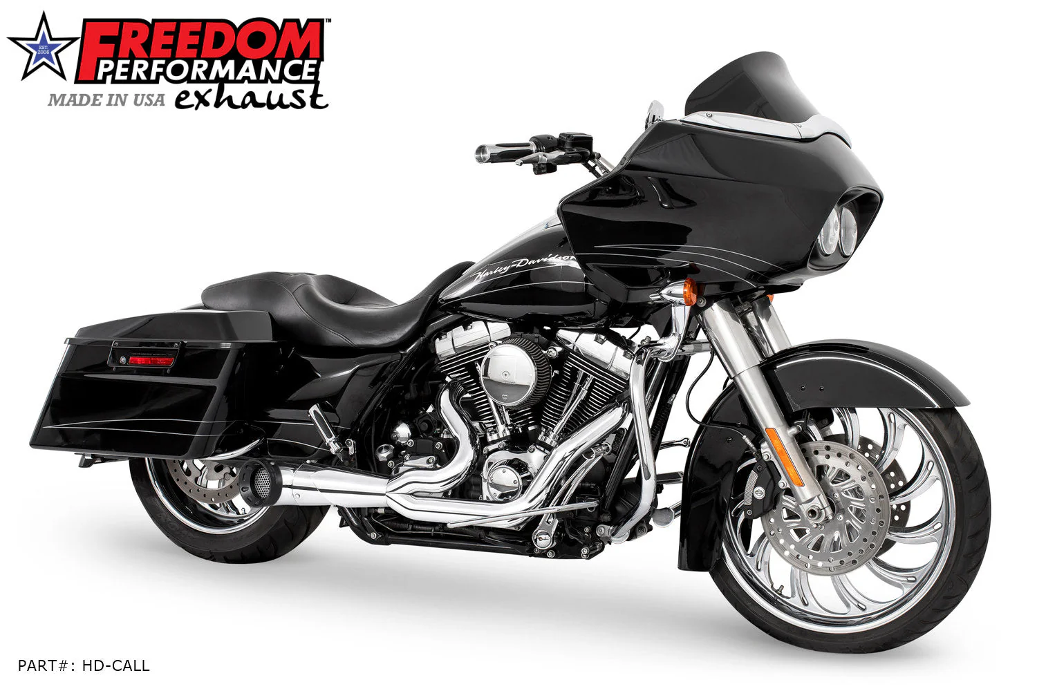 FREEDOM EXHAUST - TOURING 2-INTO-1 TURNOUT/SIDEDUMP FULL SYSTEM BUNDLE - Image 59
